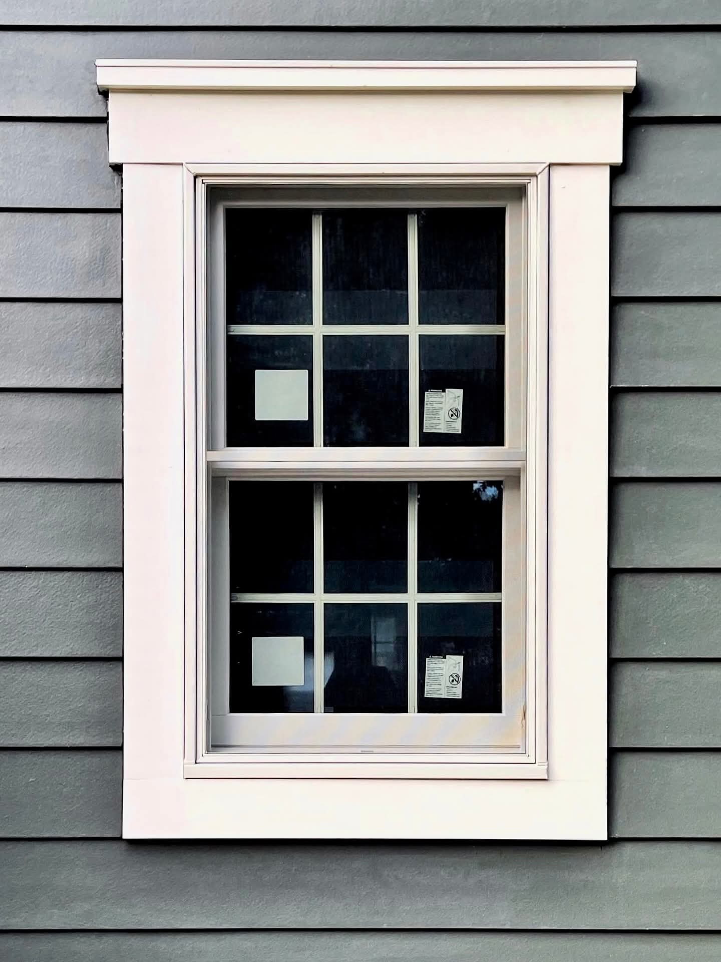 Modern window upgrade improving energy efficiency